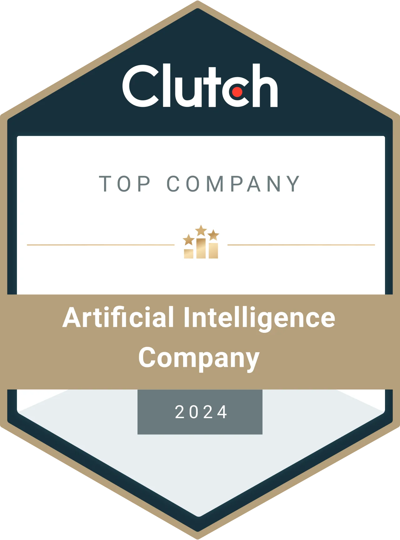 top clutch.co artificial intelligence company 2024 award